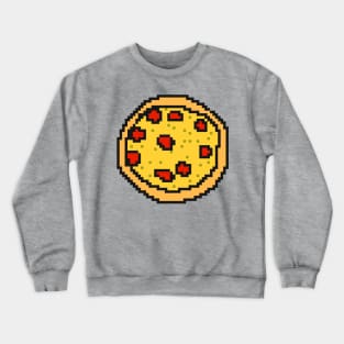 Eating 8bit Pixelart Pizza Food Crewneck Sweatshirt